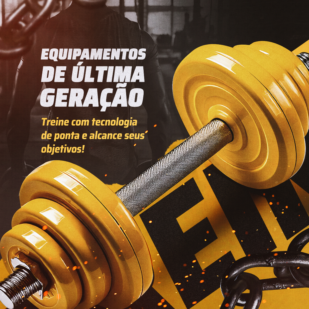 Academia Social Media PSD Editável 