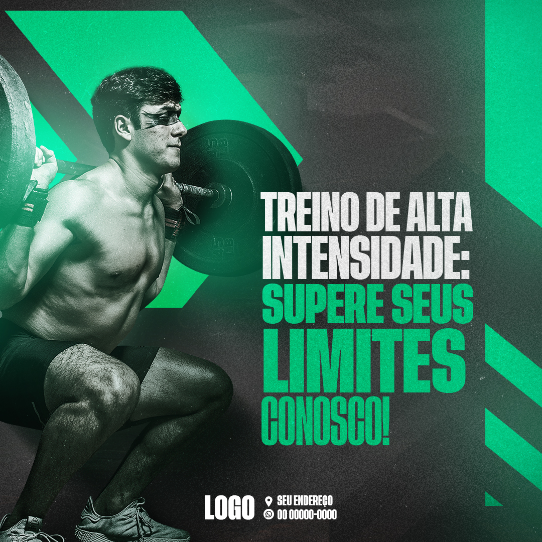 Academia Social Media PSD Editável 