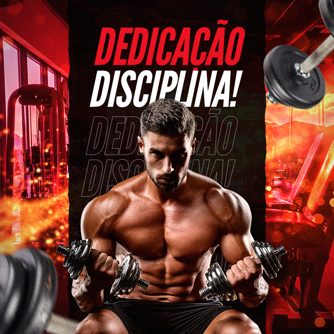 Academia Social Media PSD Editável 