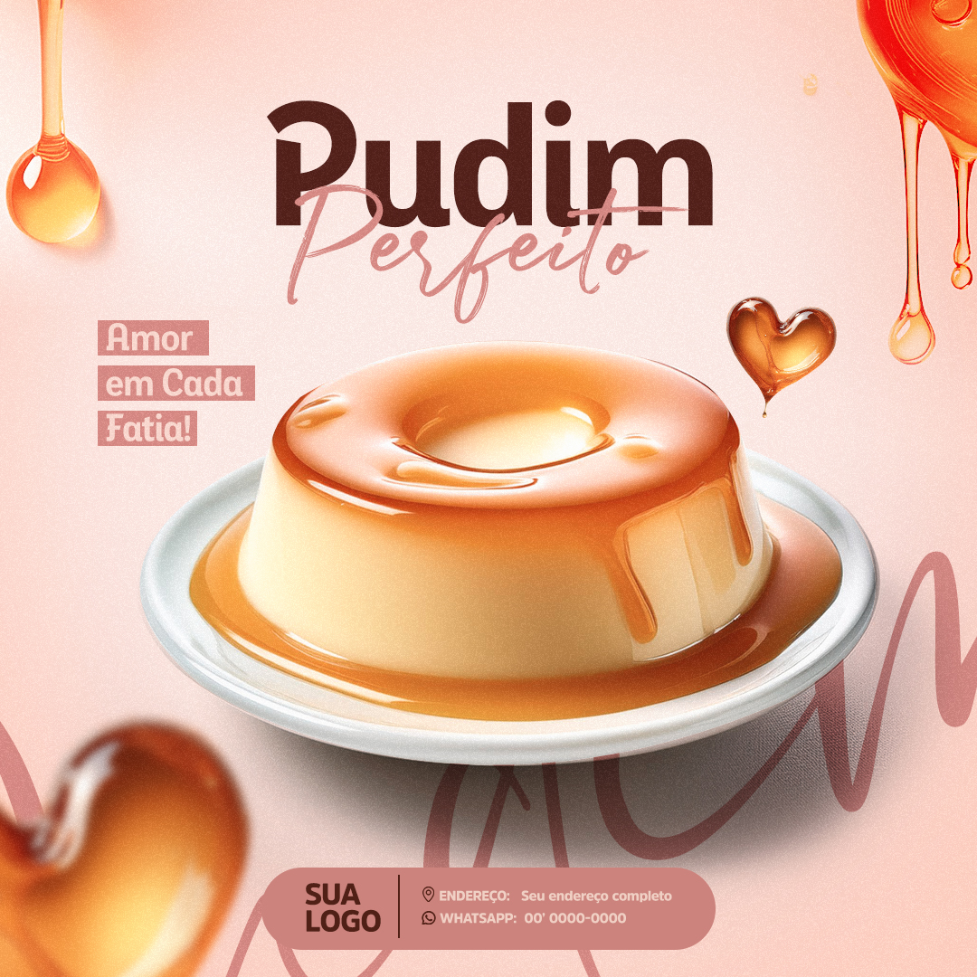 Confeitaria Social media PSD Editável 