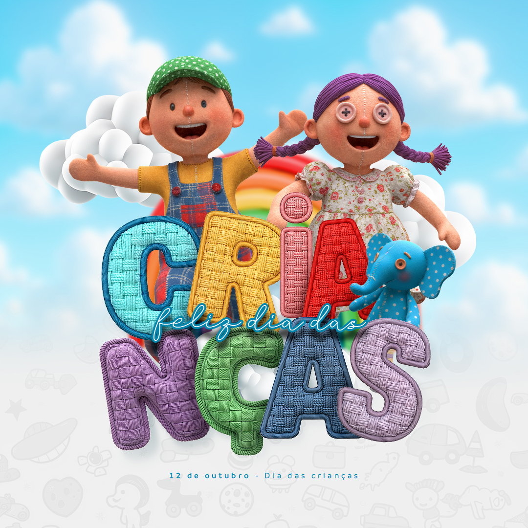 Dia Das Crianças Social Media PSD Editável
