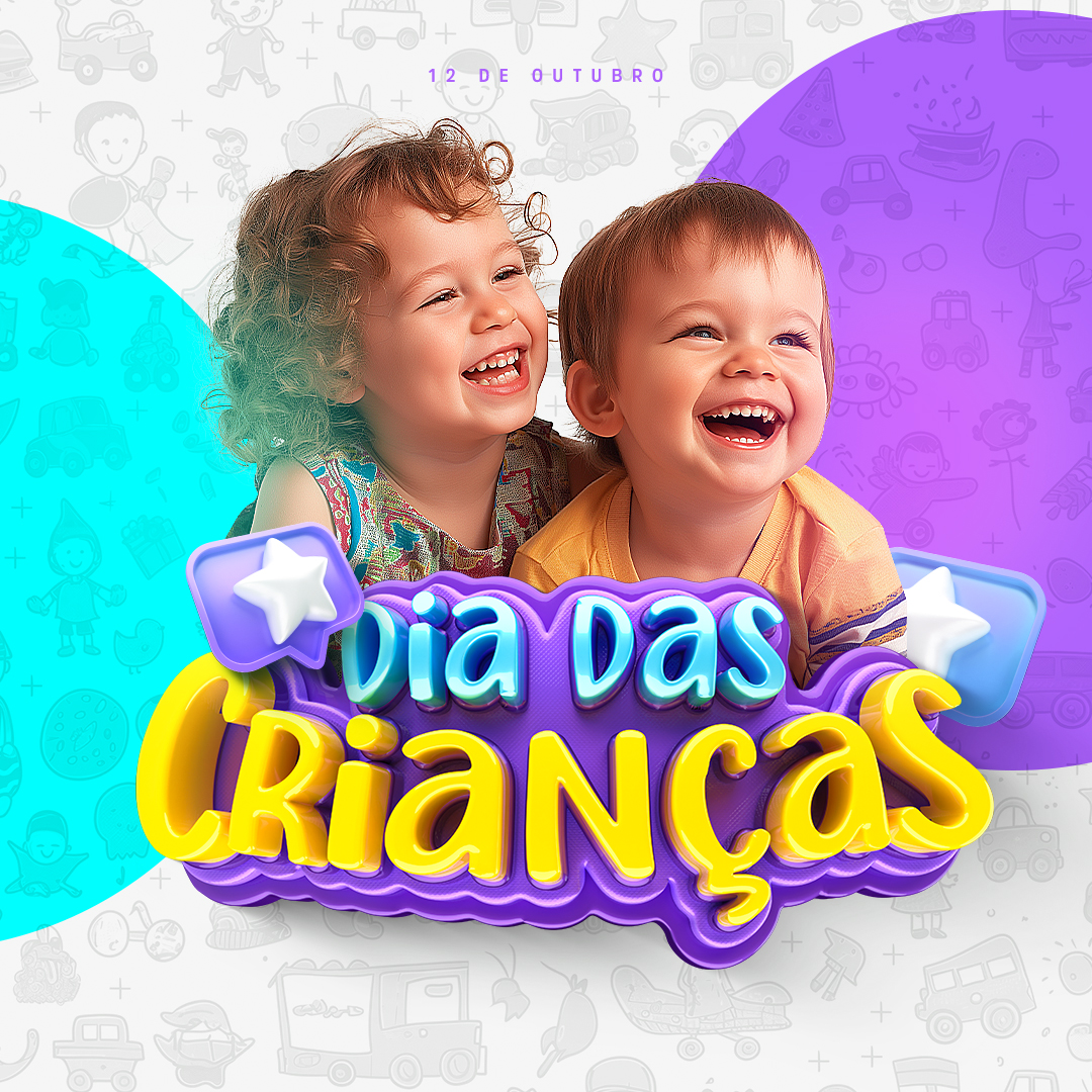 Dia Das Crianças Social Media PSD Editável