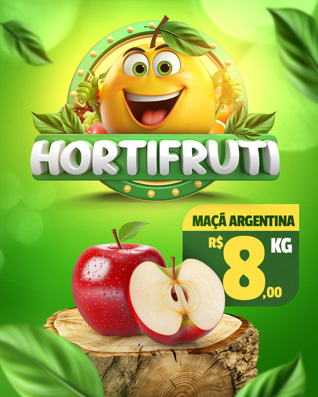 HortiFruti Social Media PSD Editável 