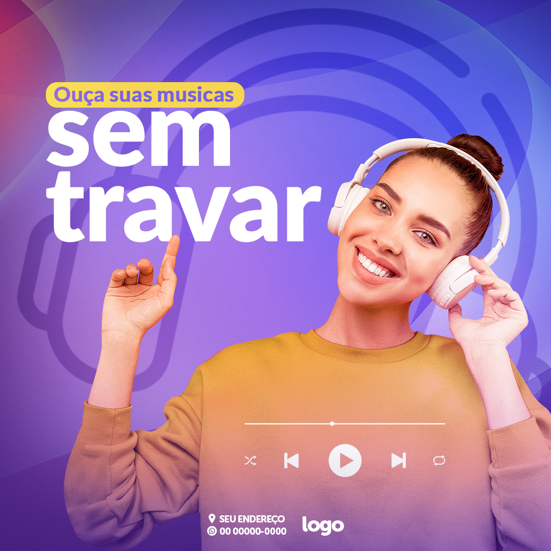 Internet Provedor Social Media PSD Editável