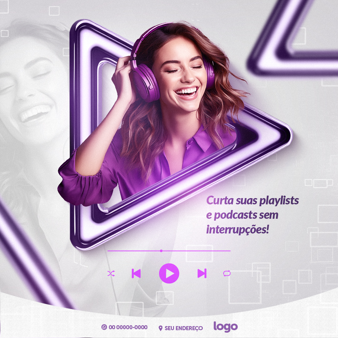 Internet Provedor Social Media PSD Editável