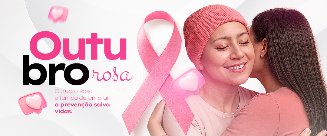 Banner Outubro Rosa Câncer de Mama Social Media PSD Editável