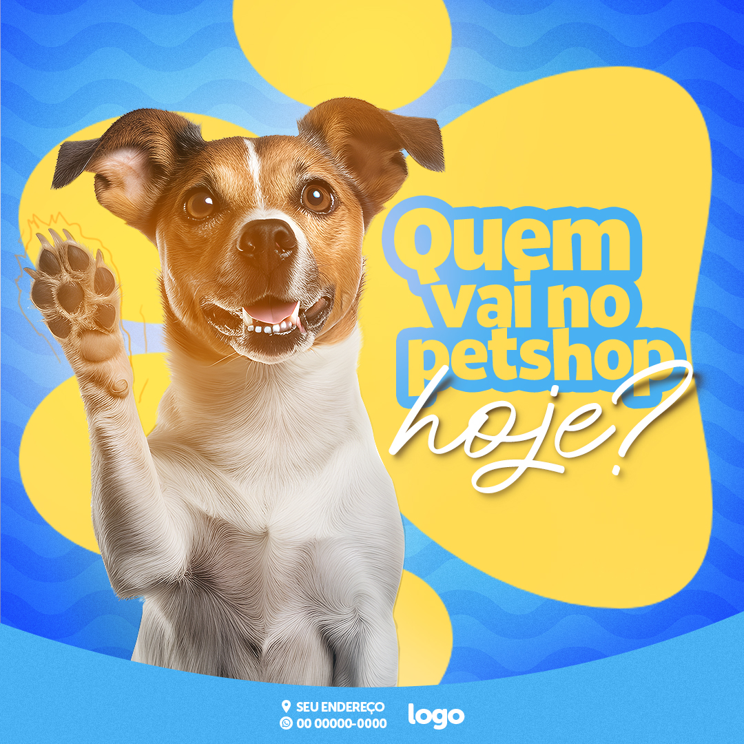 Pet Shop Social Media PSD Editável 