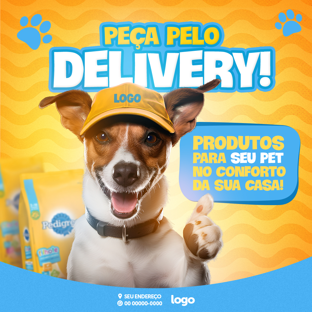 Pet Shop Social Media PSD Editável 