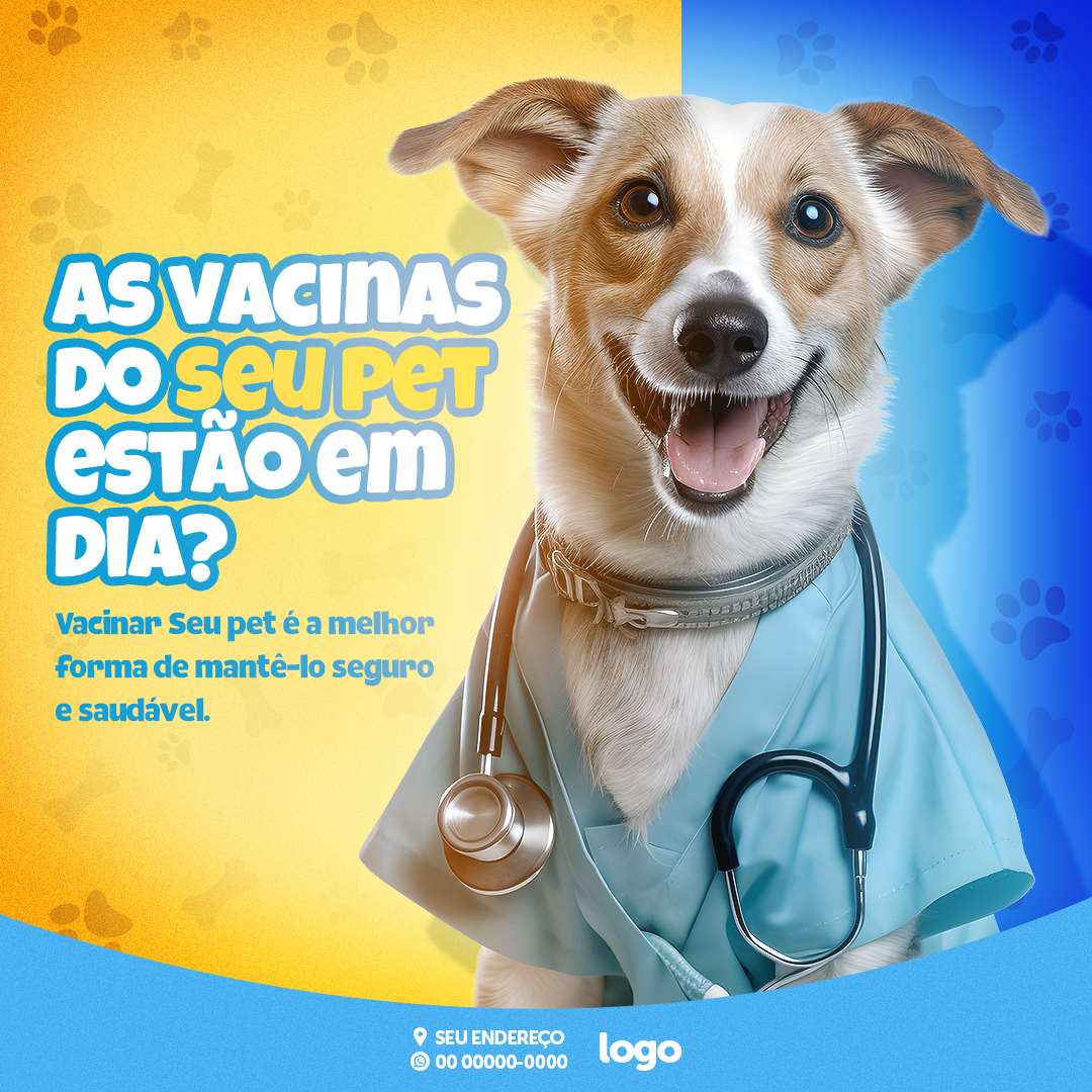 Pet Shop Social Media PSD Editável 