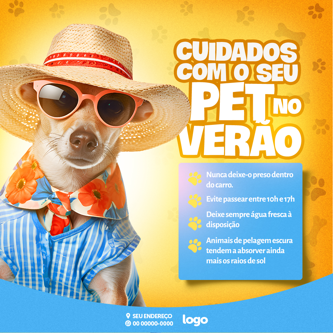 Pet Shop Social Media PSD Editável 