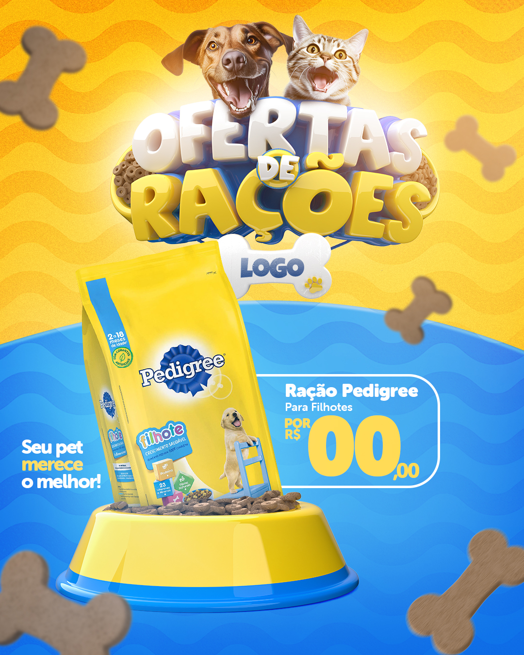 Pet Shop Social Media PSD Editável 