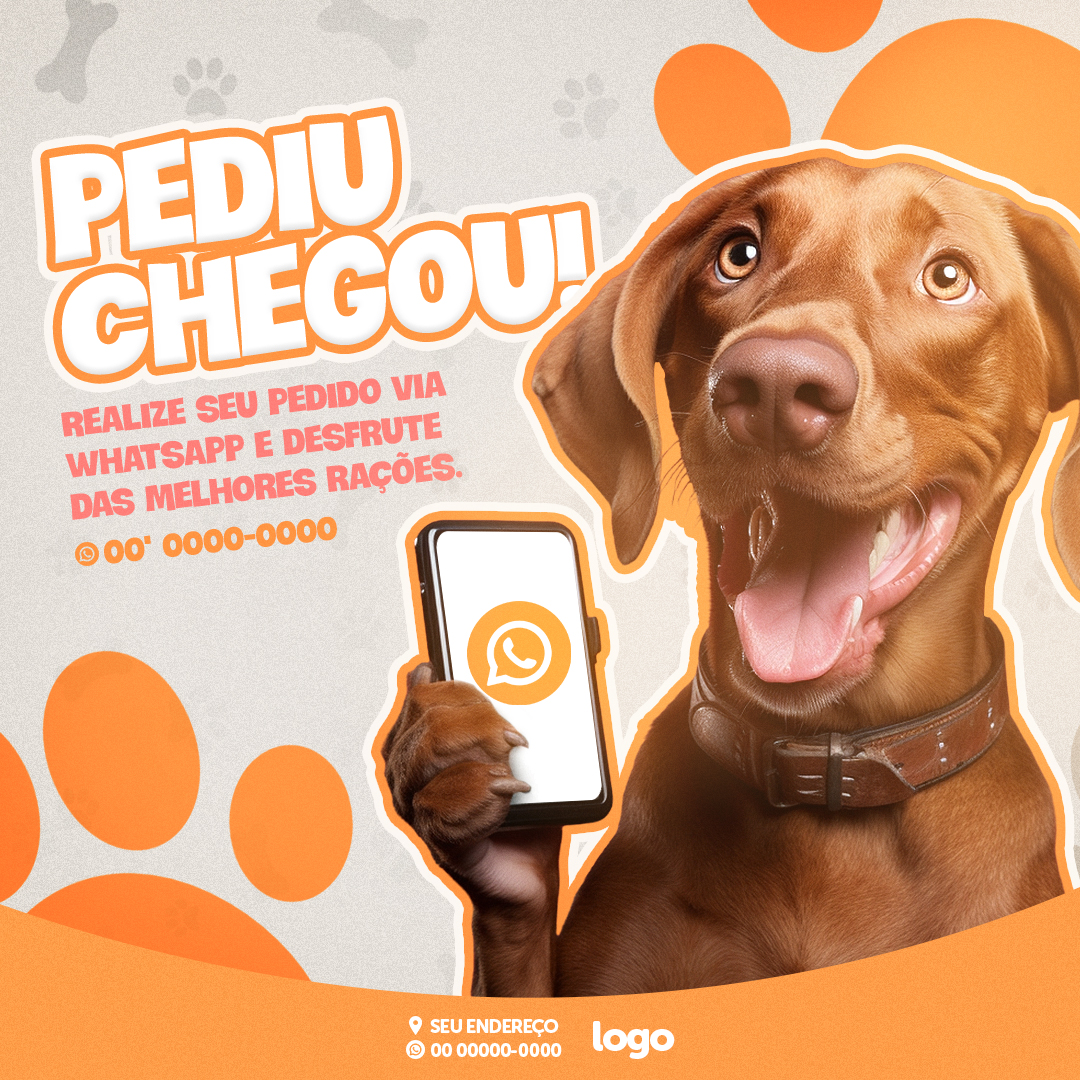 Pet Shop Social Media PSD Editável 