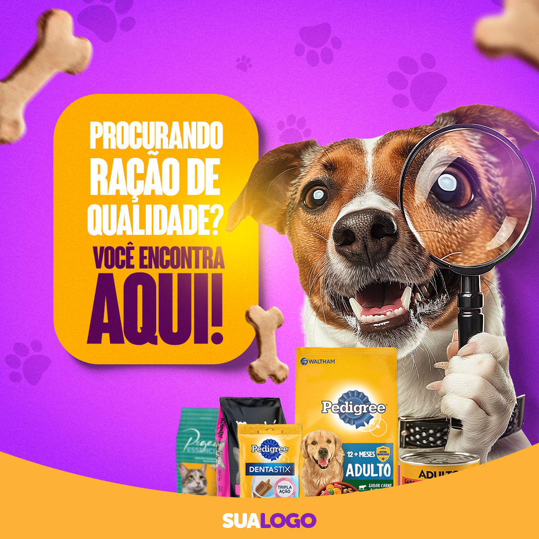 Pet Shop Social Media PSD Editável 