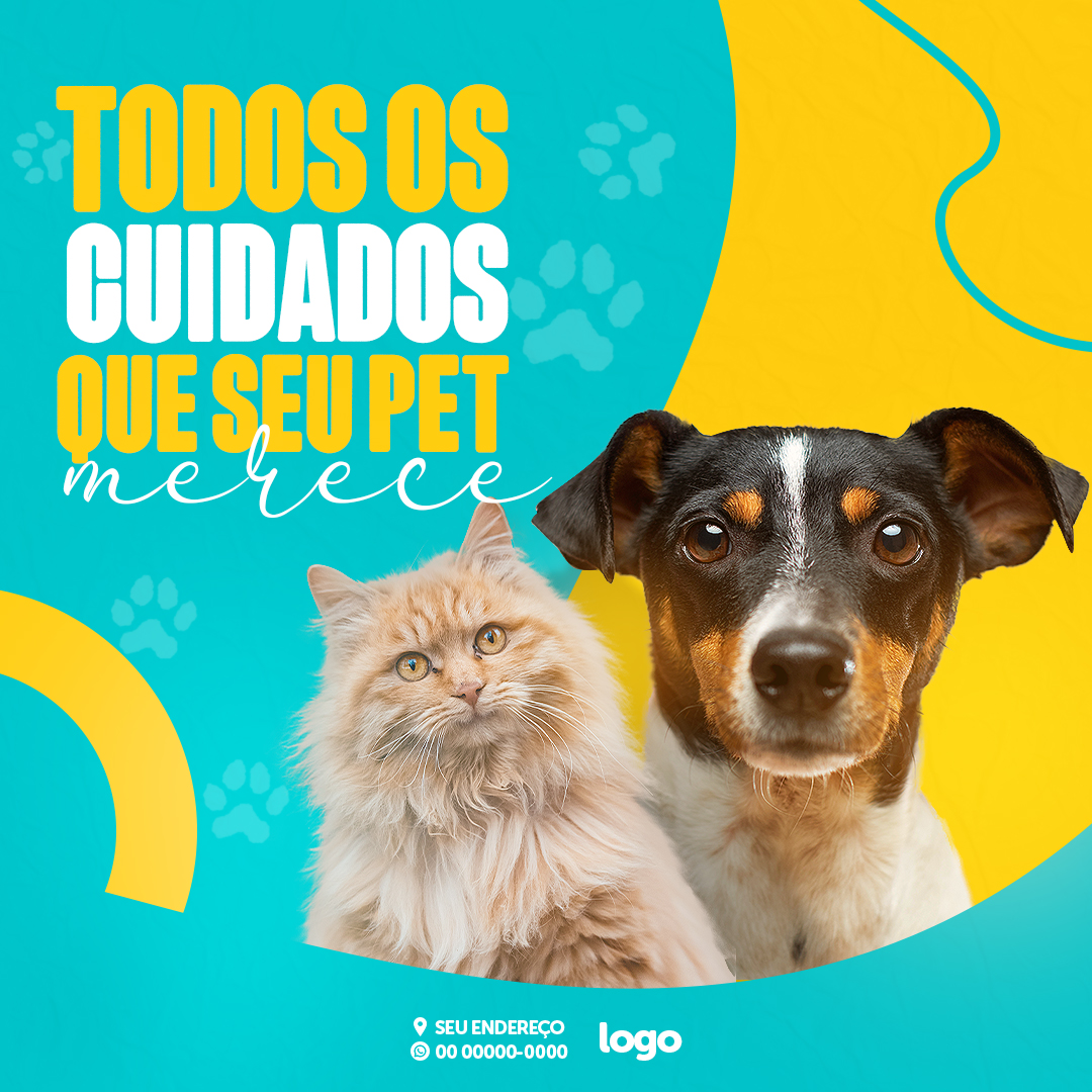 Pet Shop Social Media PSD Editável 