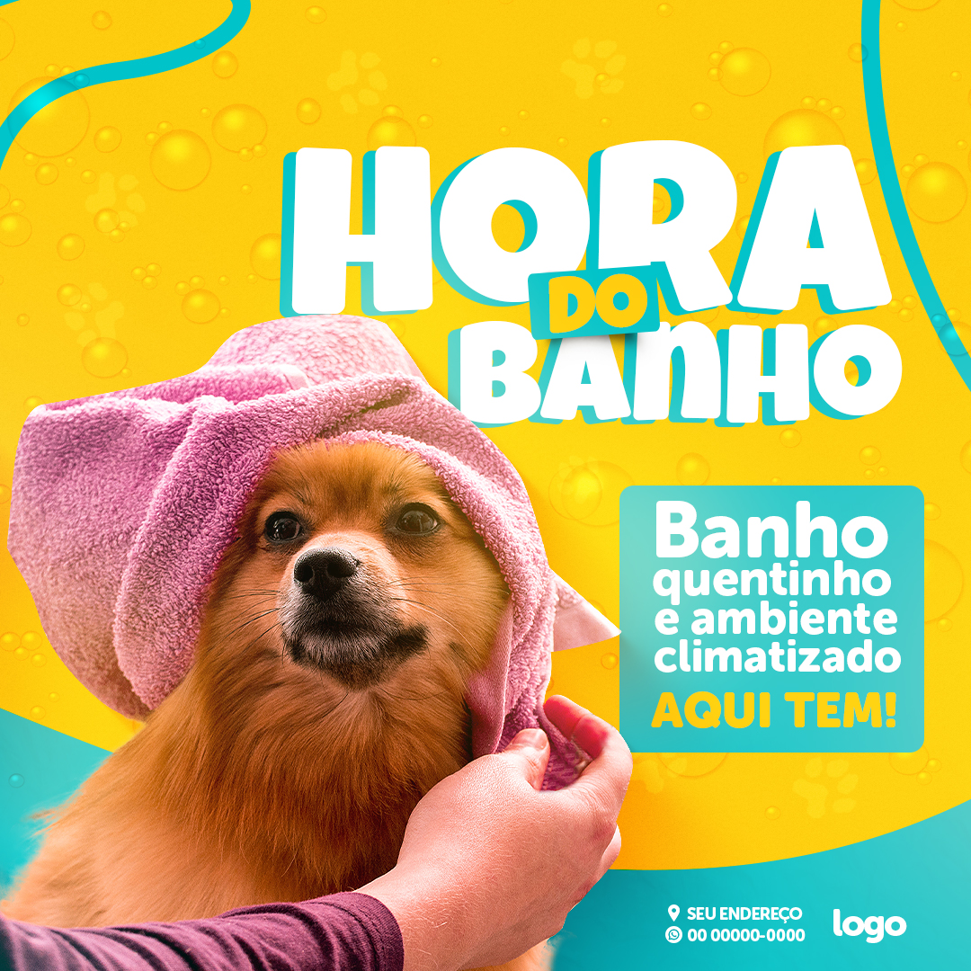 Pet Shop Social Media PSD Editável 