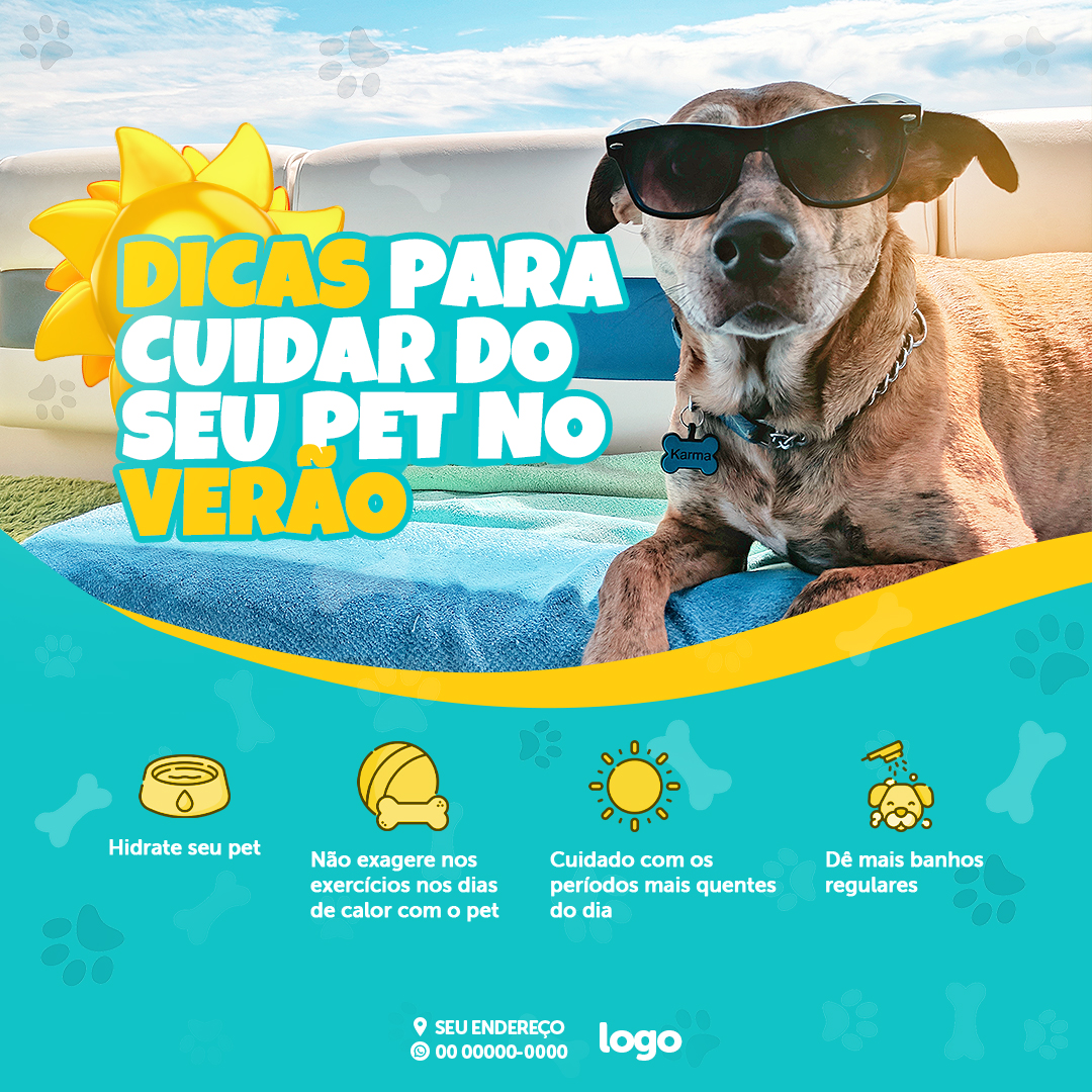 Pet Shop Social Media PSD Editável