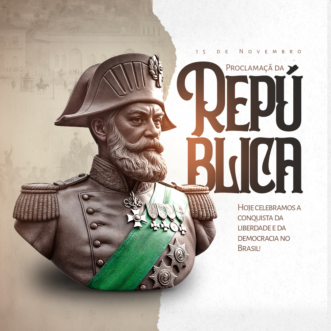 Proclamação da República Social Media Editável
