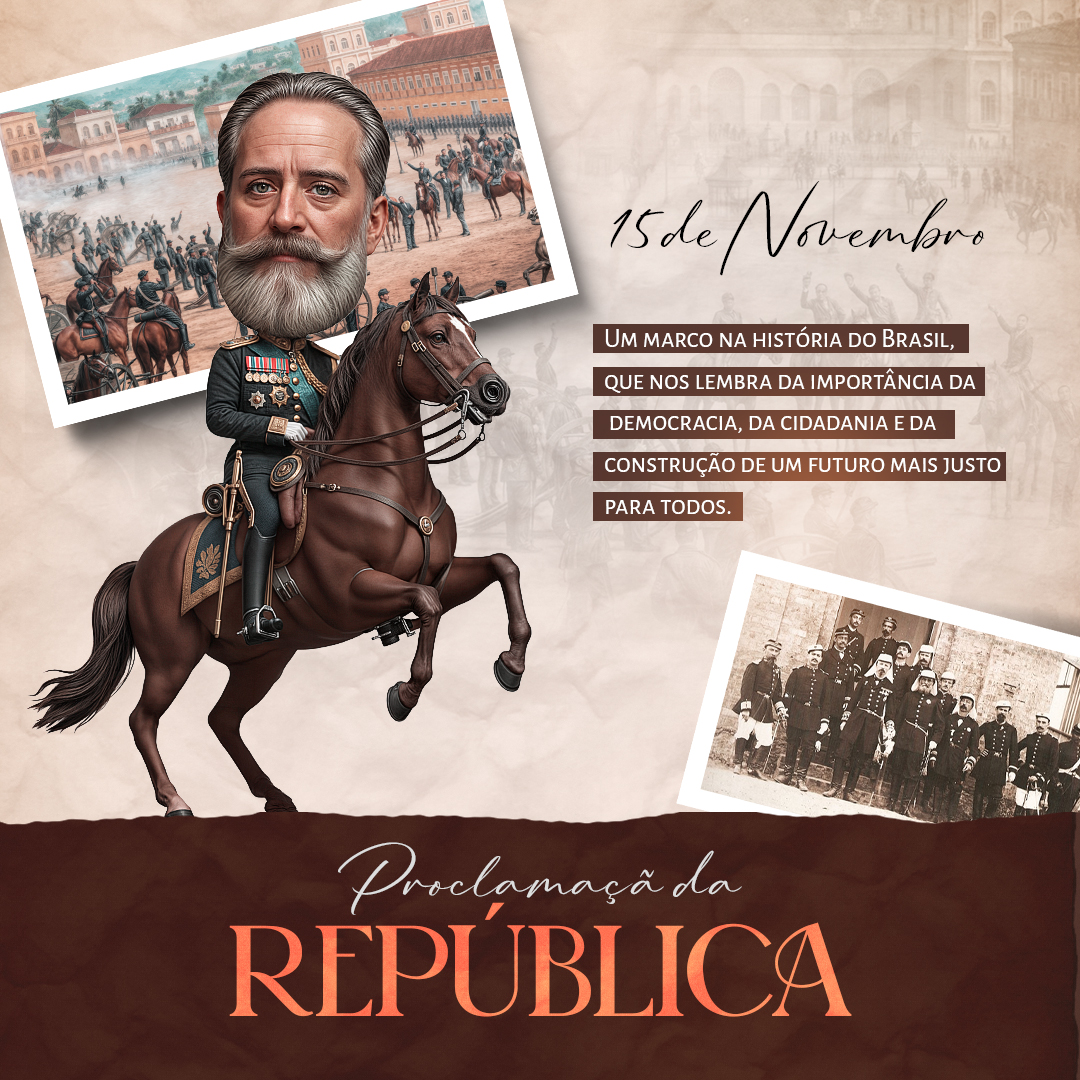 Proclamação da República Social Media Editável
