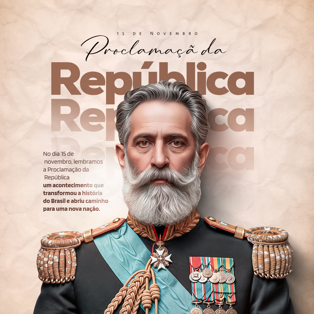 Proclamação da República Social Media Editável