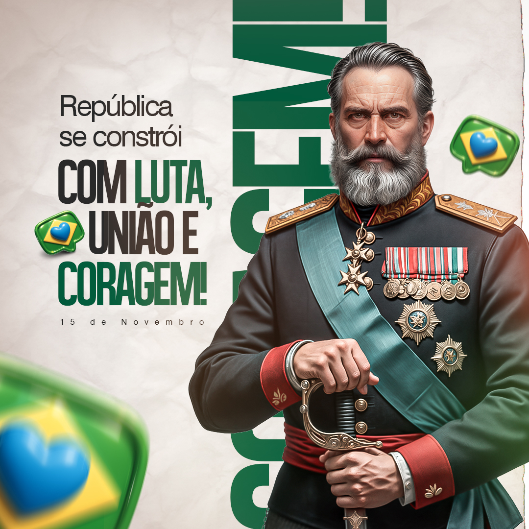 Proclamação da República Social Media Editável