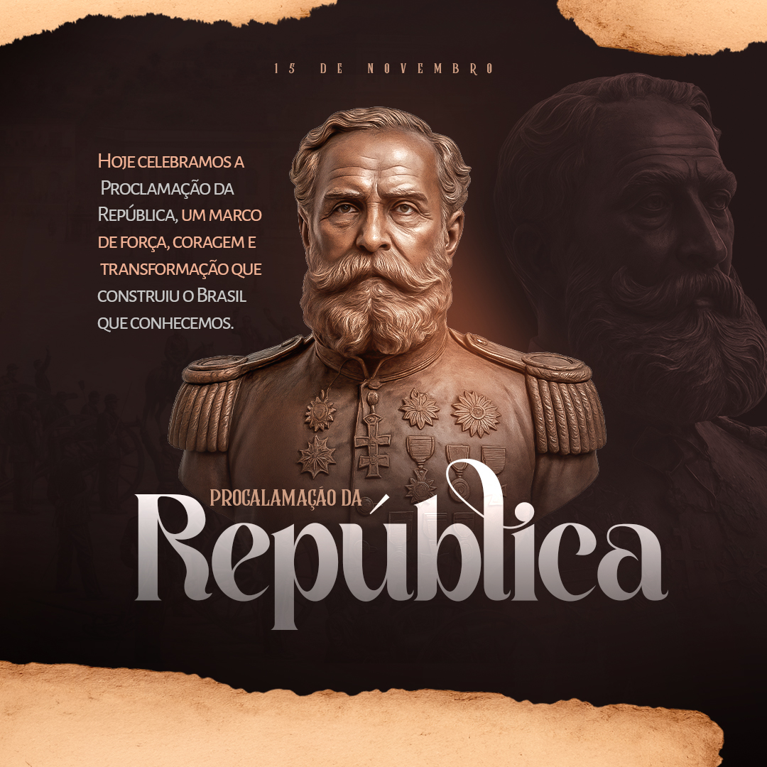 Proclamação da República Social Media Editável