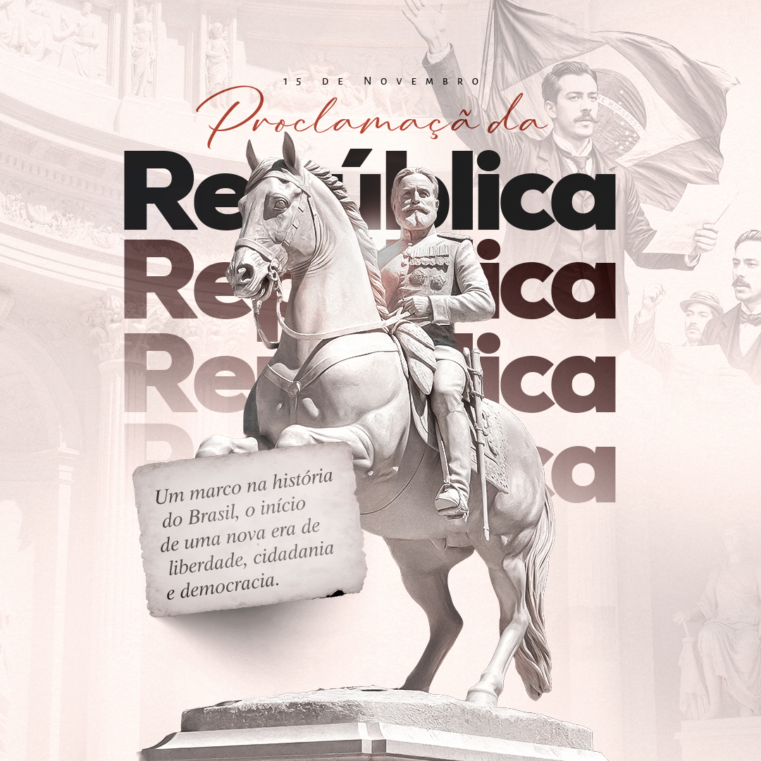Proclamação da República Social Media Editável