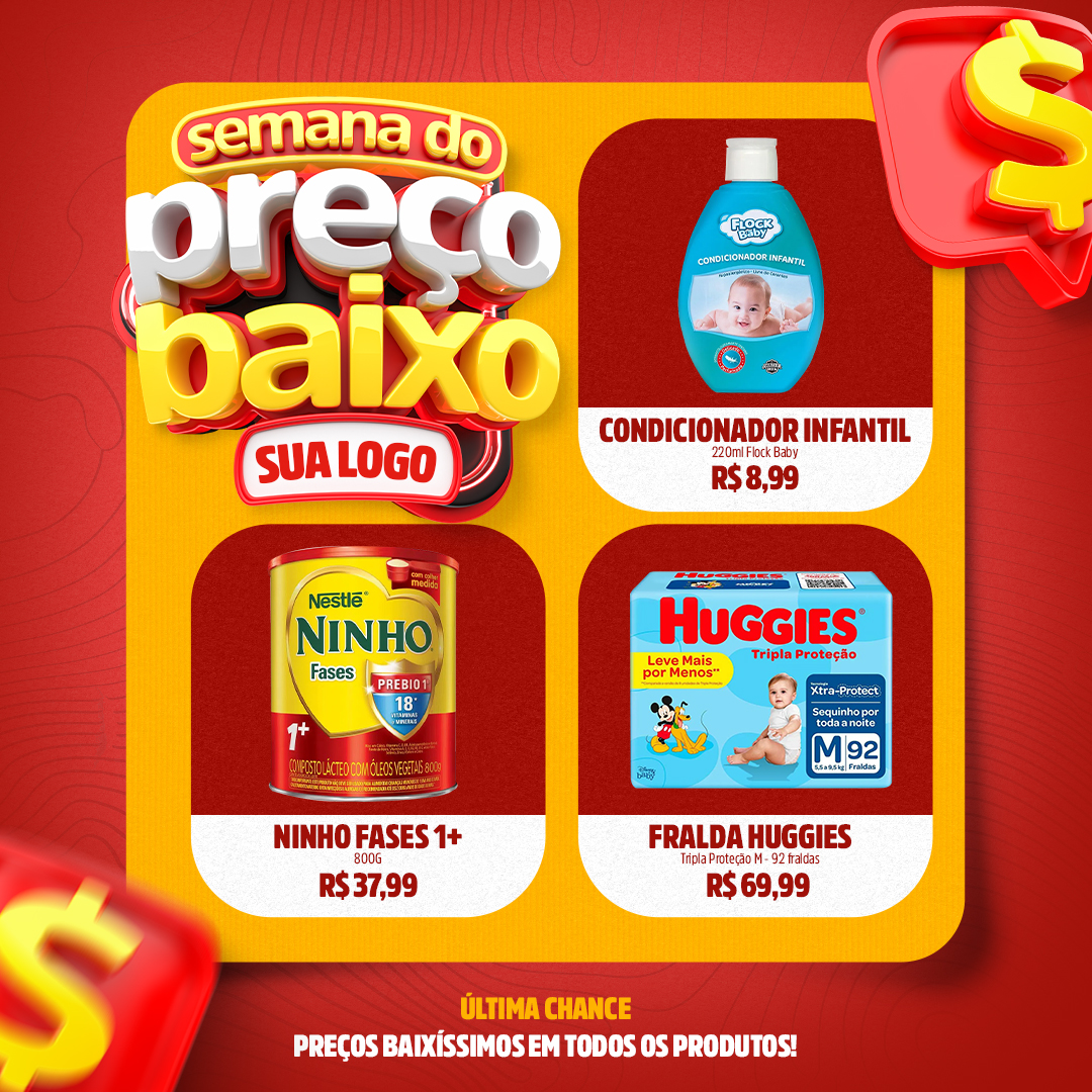 Semana do Preço Baixo PSD Ediável